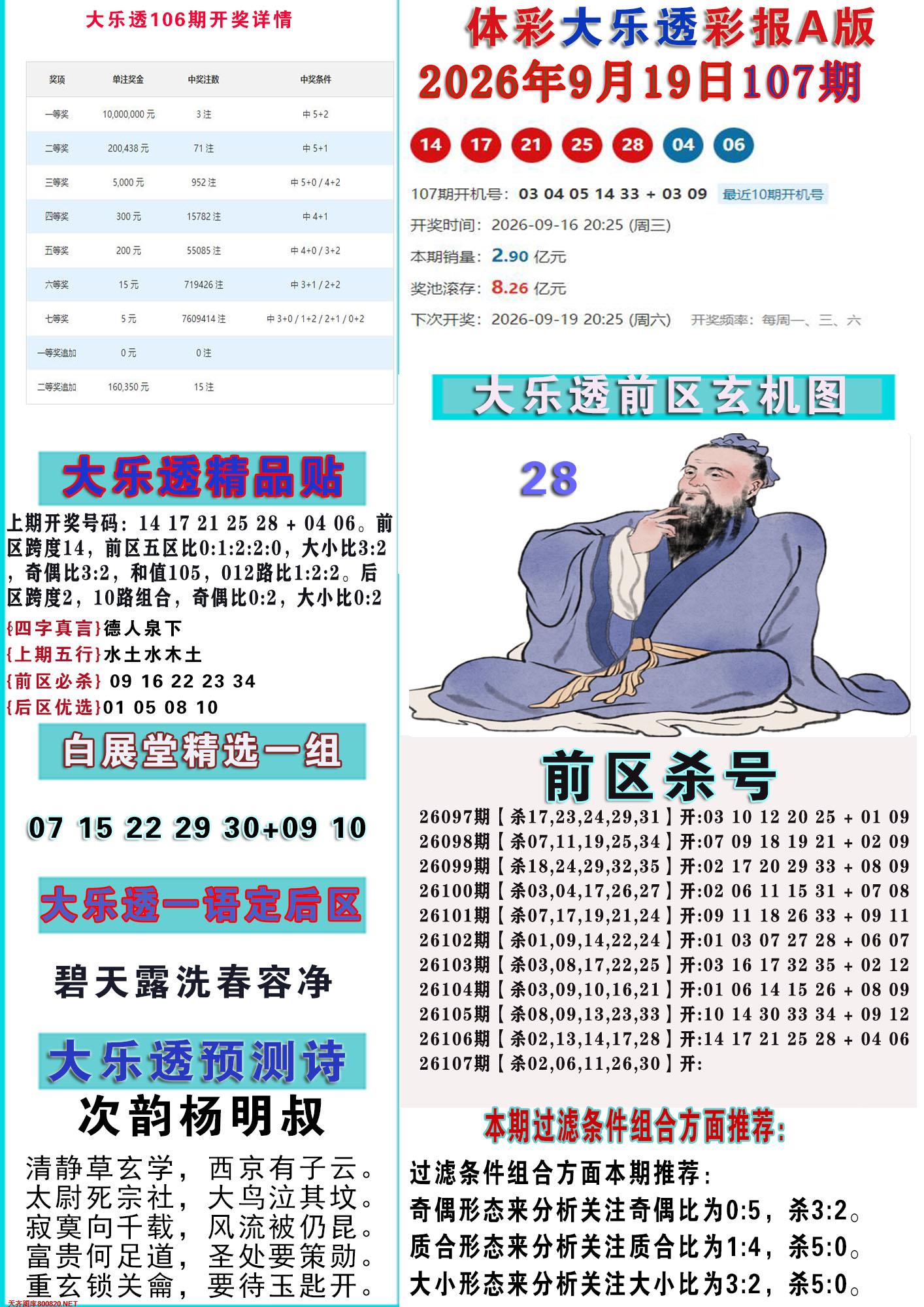 大乐透彩报A