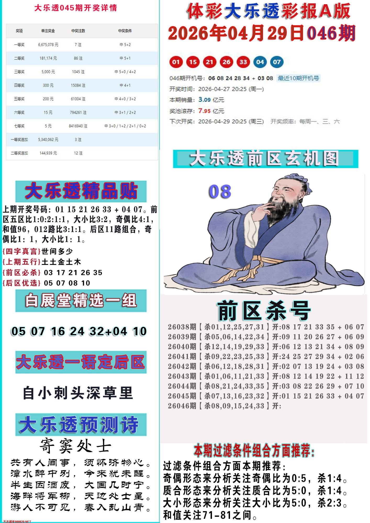 大乐透彩报A