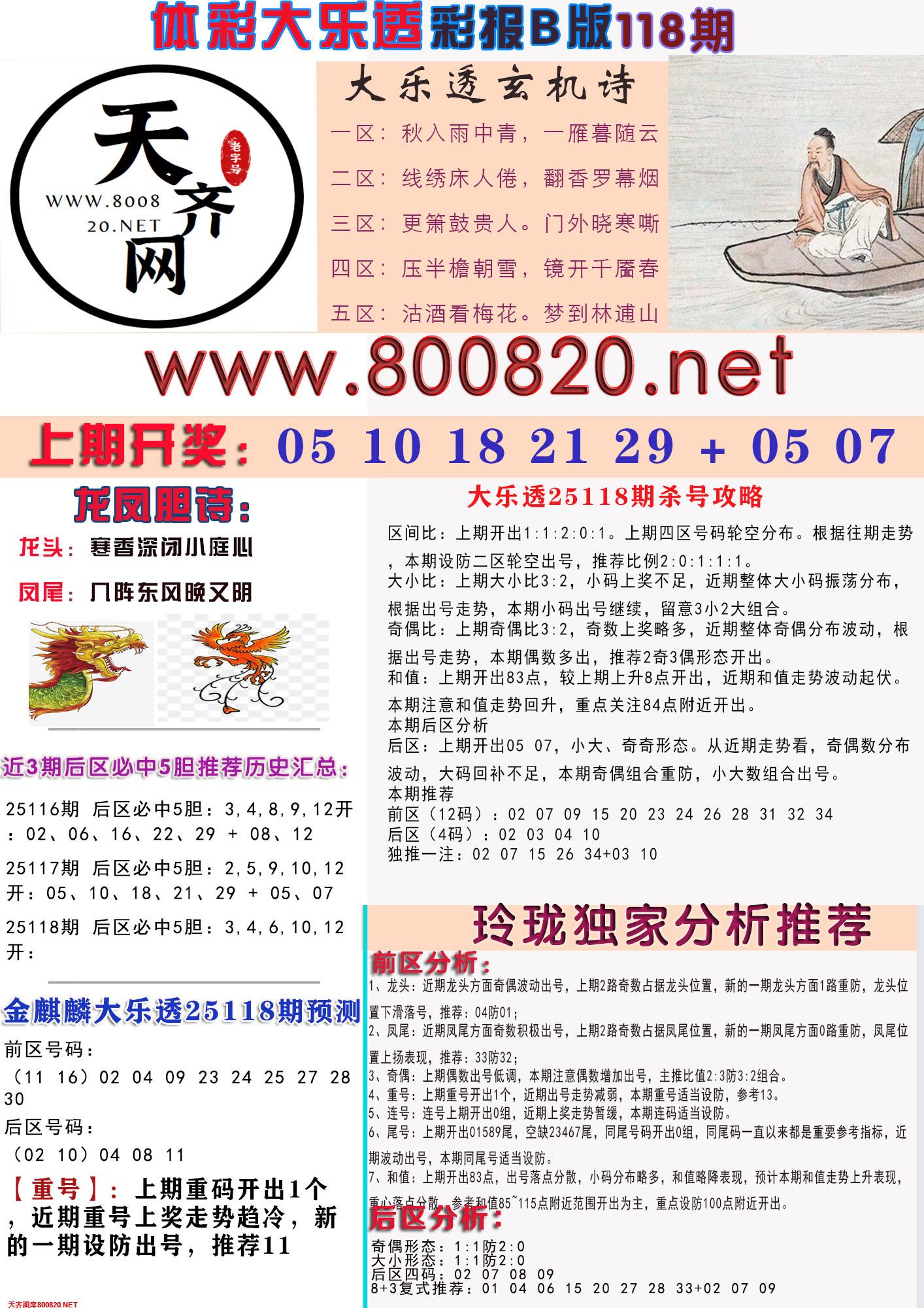 大乐透彩报B