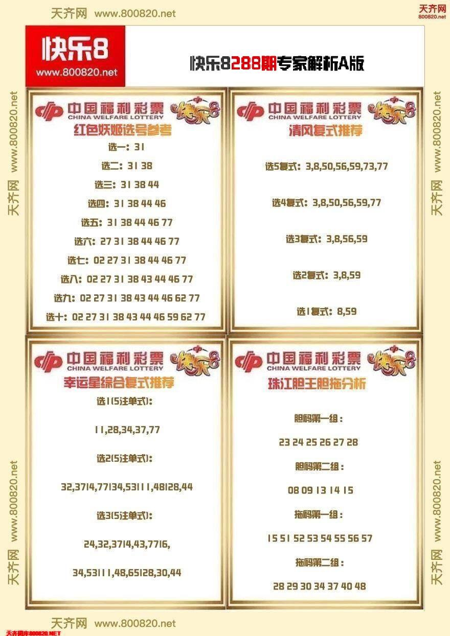 快乐8专家解析A版