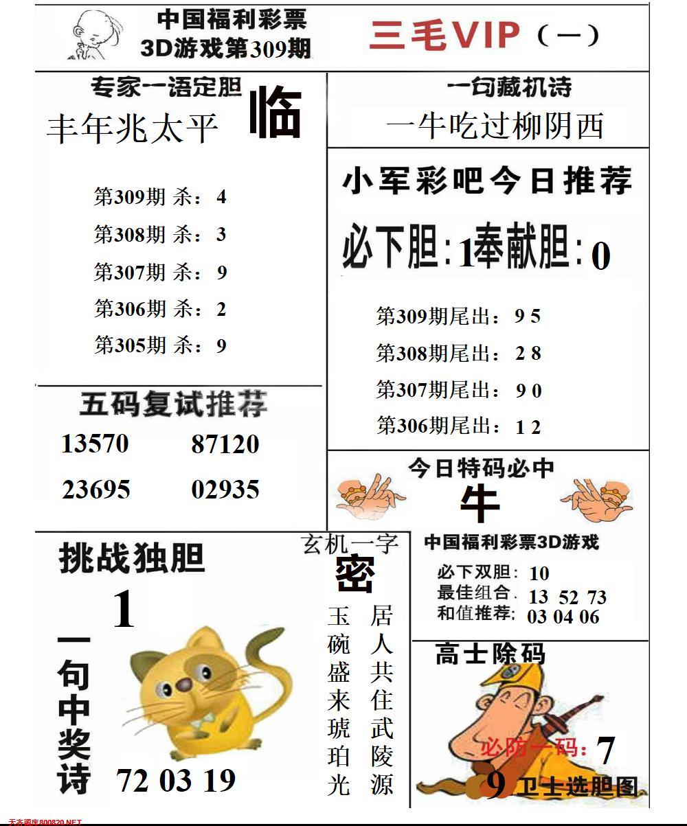 三毛VIP一版