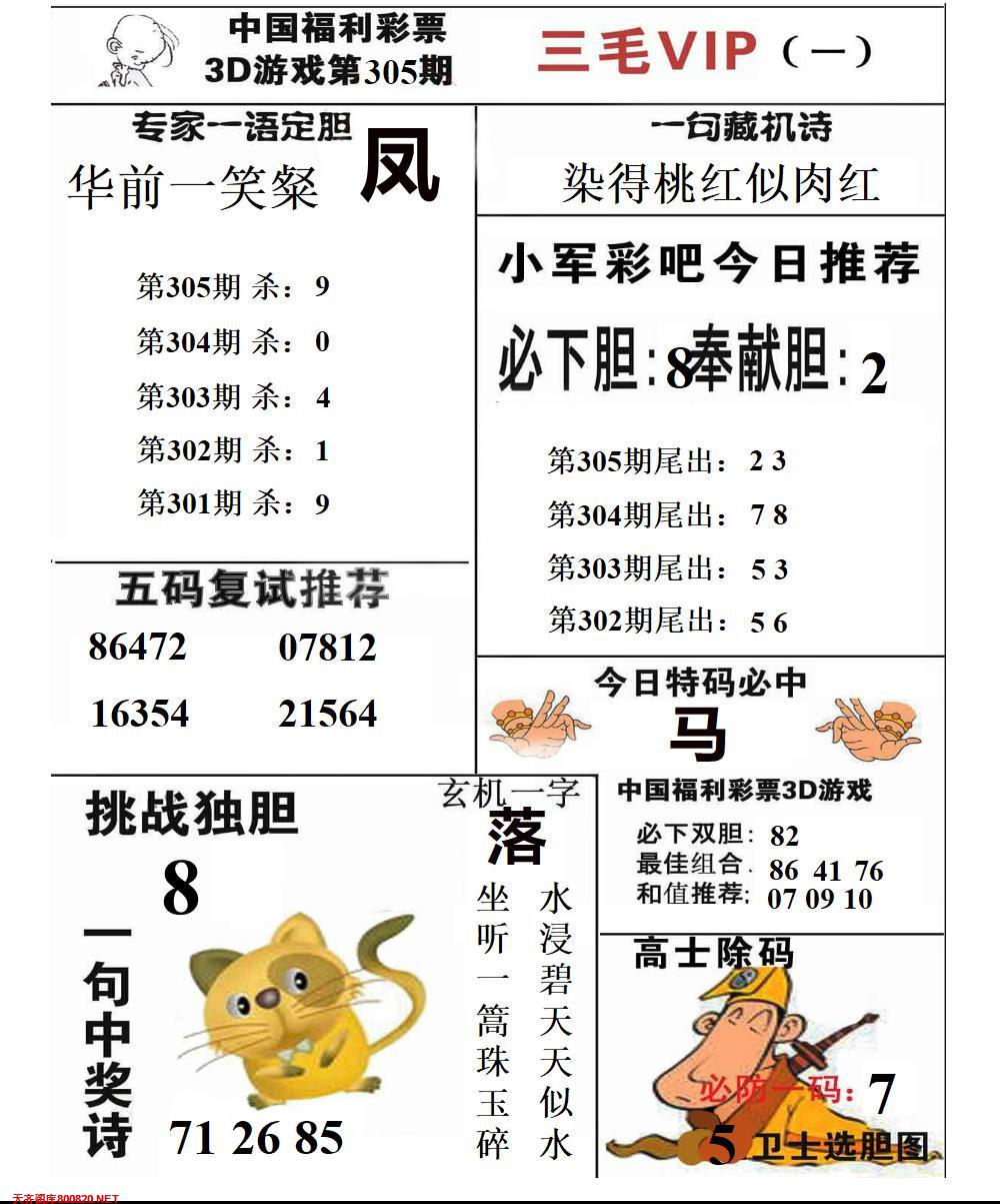 三毛VIP一版