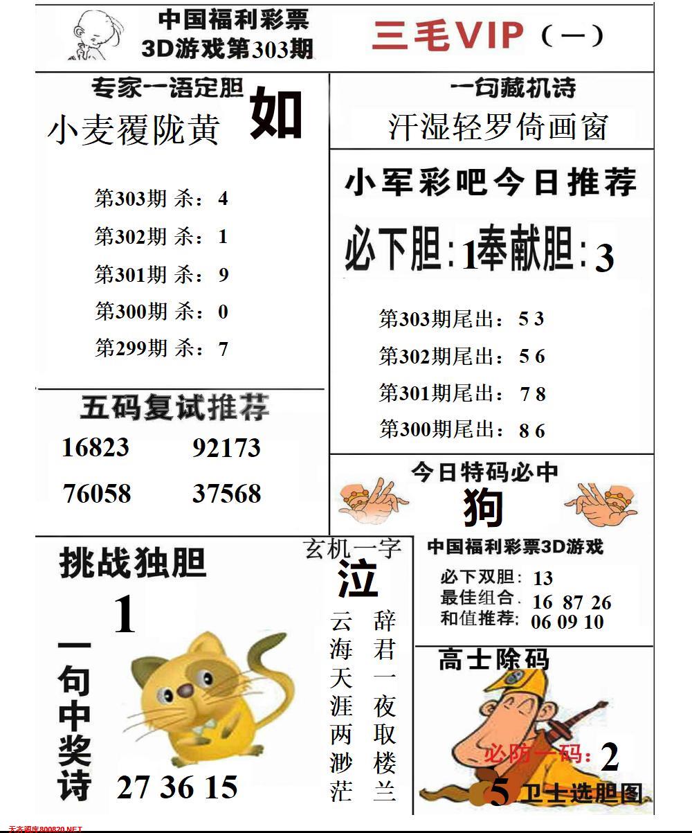 三毛VIP一版