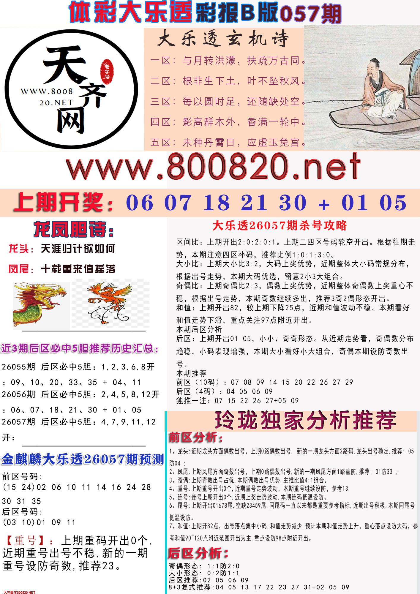 大乐透彩报B