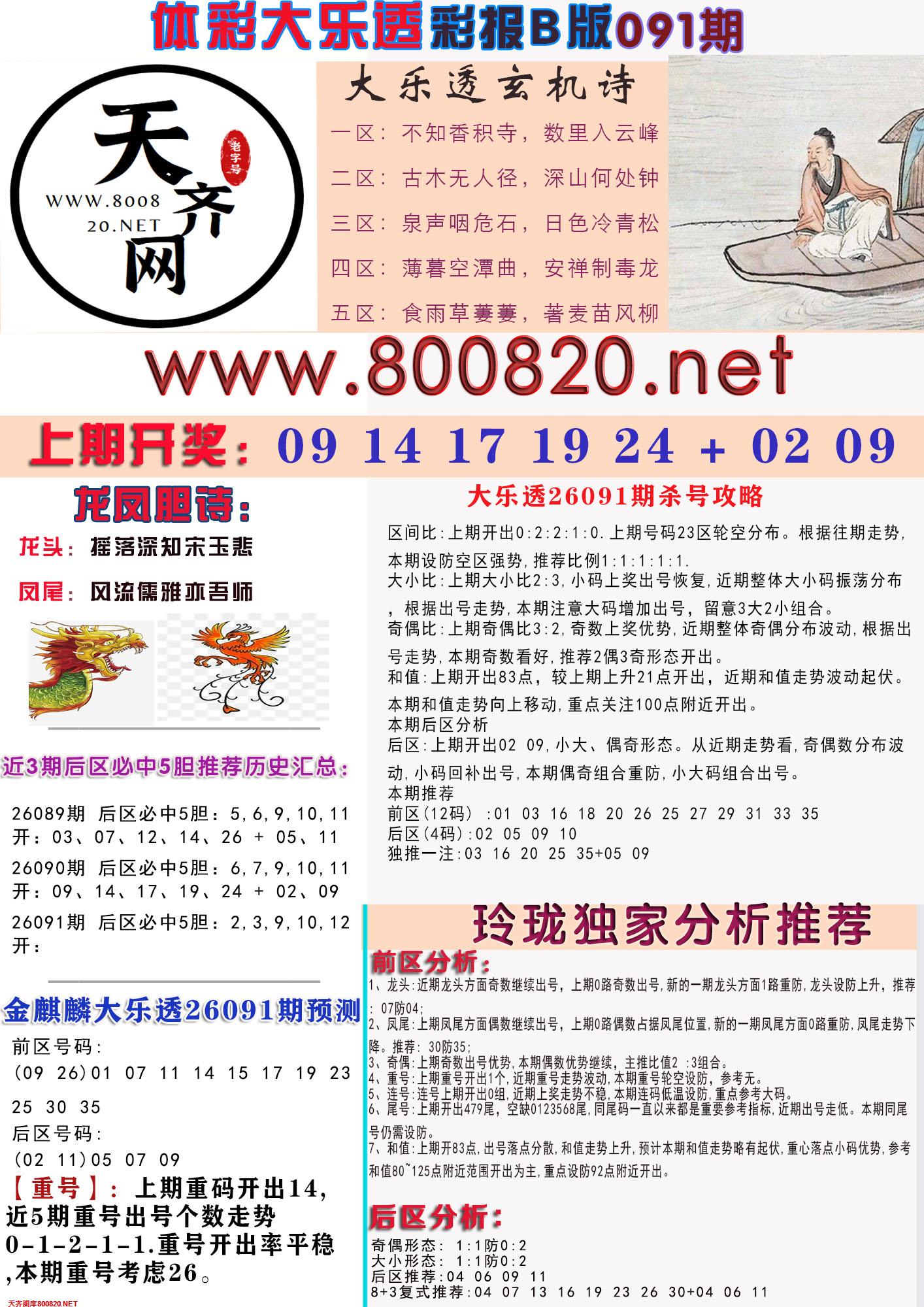 大乐透彩报B