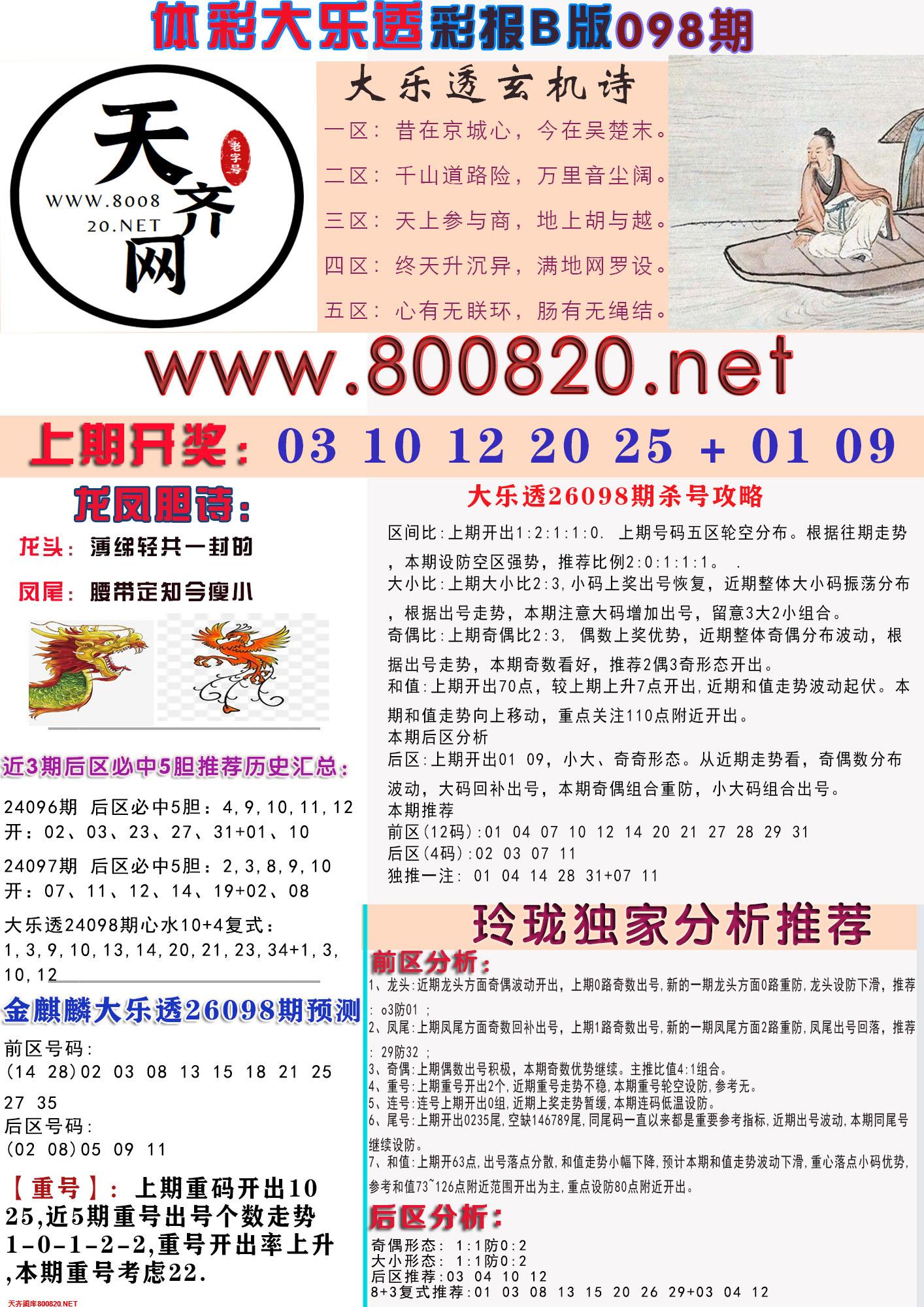 大乐透彩报B