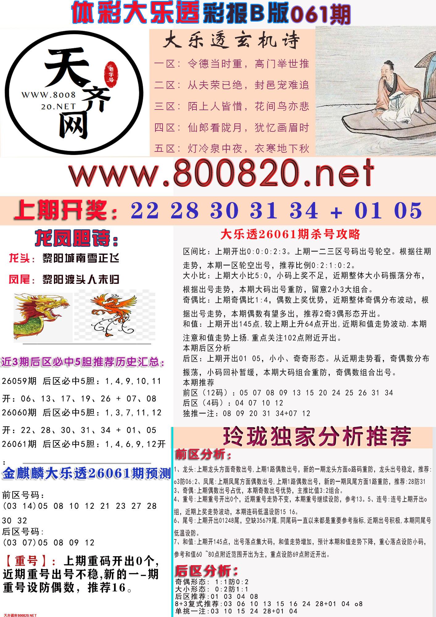大乐透彩报B