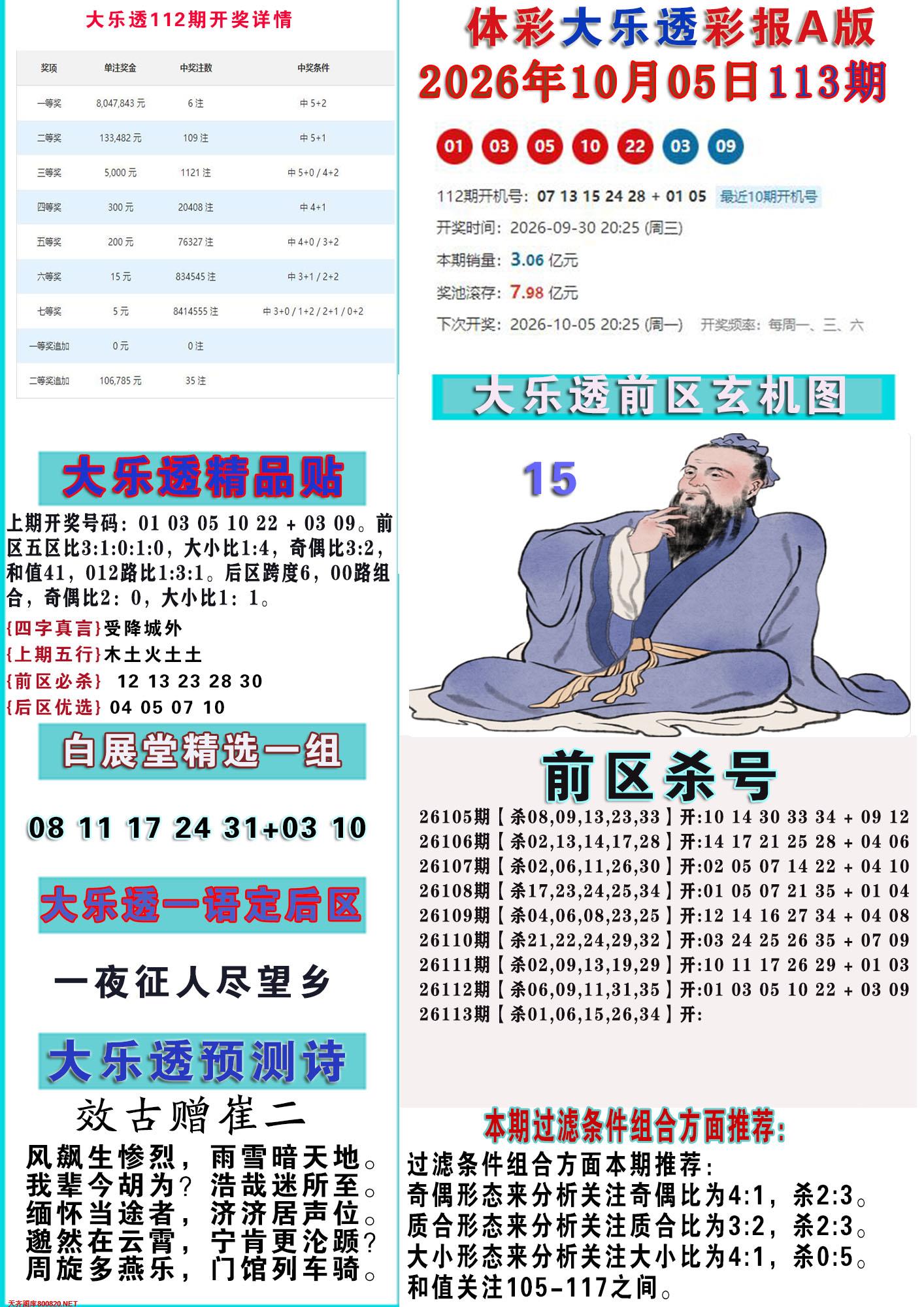大乐透彩报A
