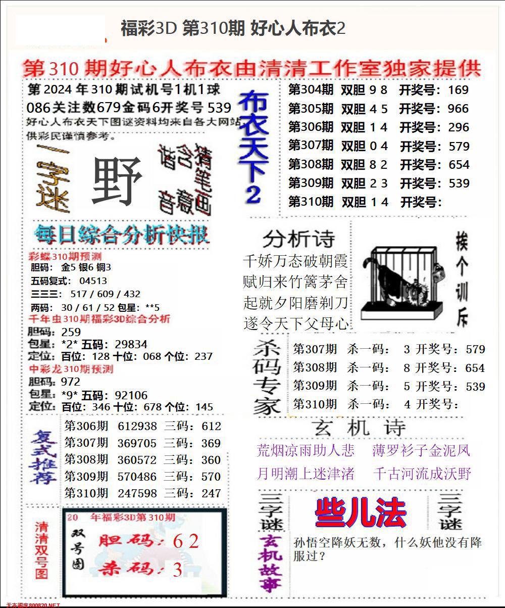 好心人布衣2 | (布衣图全图)