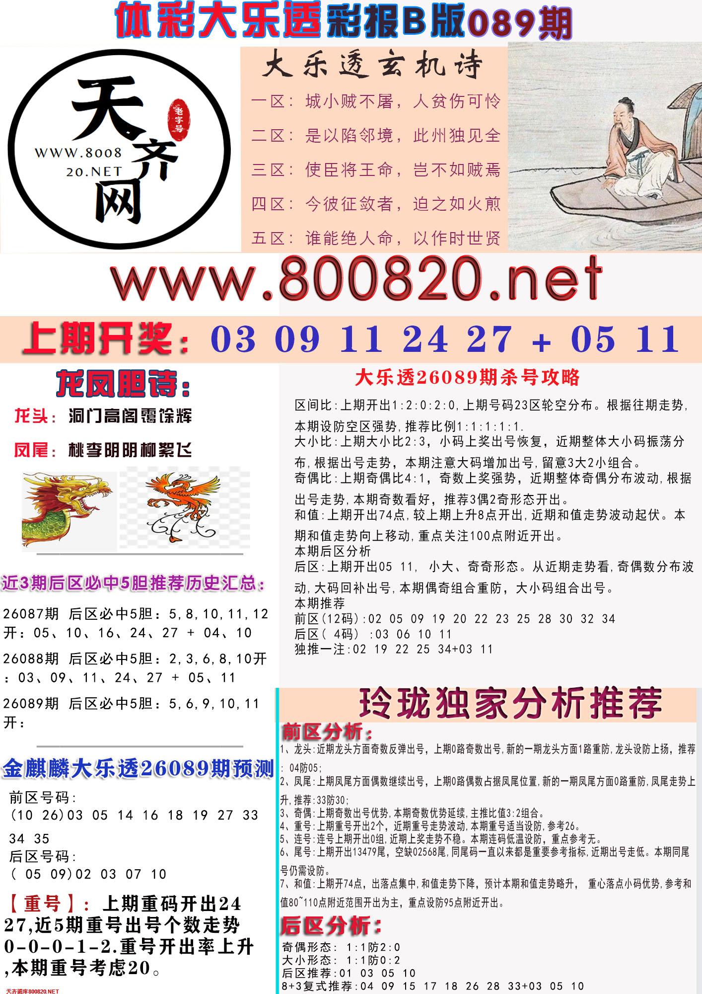 大乐透彩报B