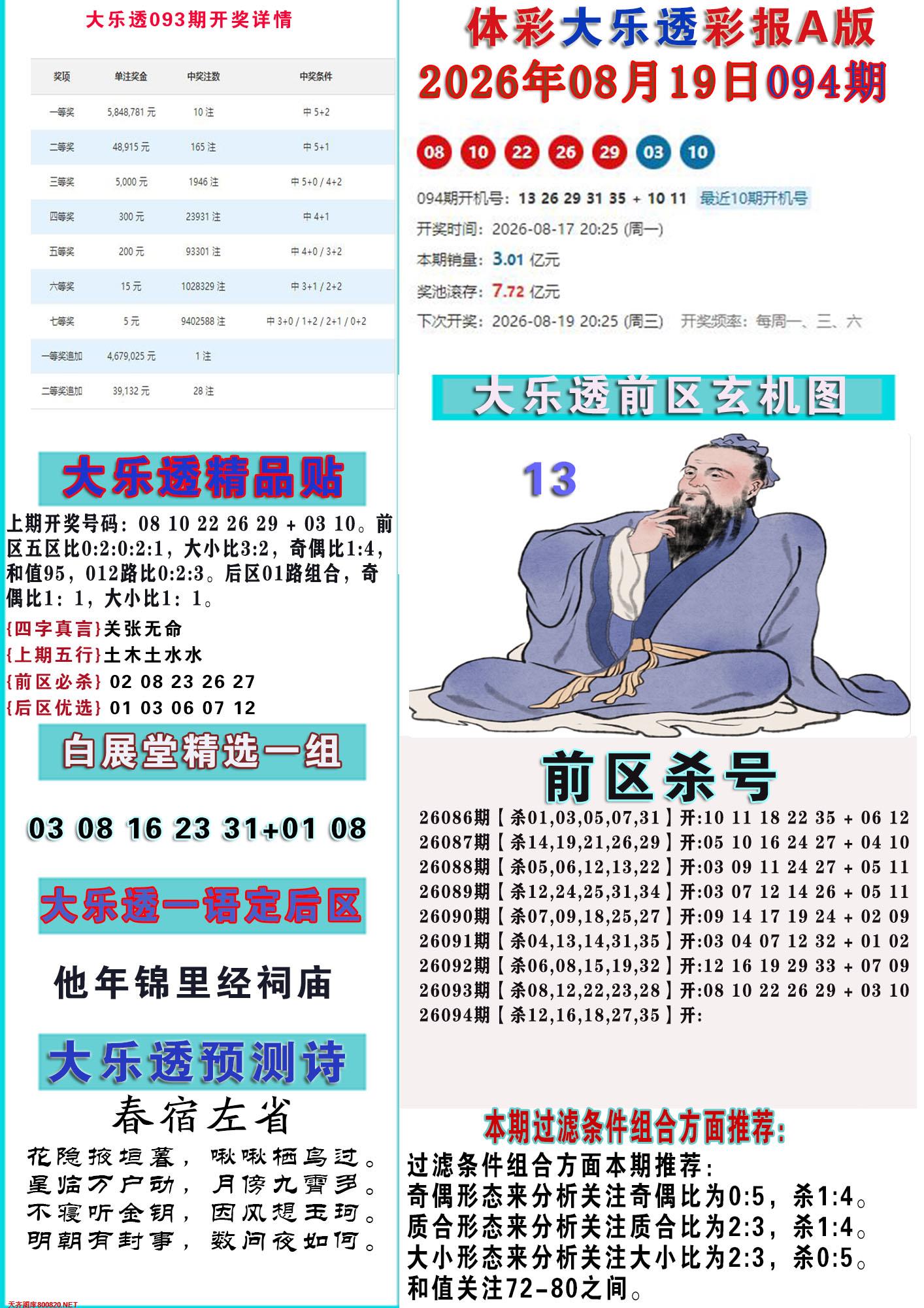 大乐透彩报A