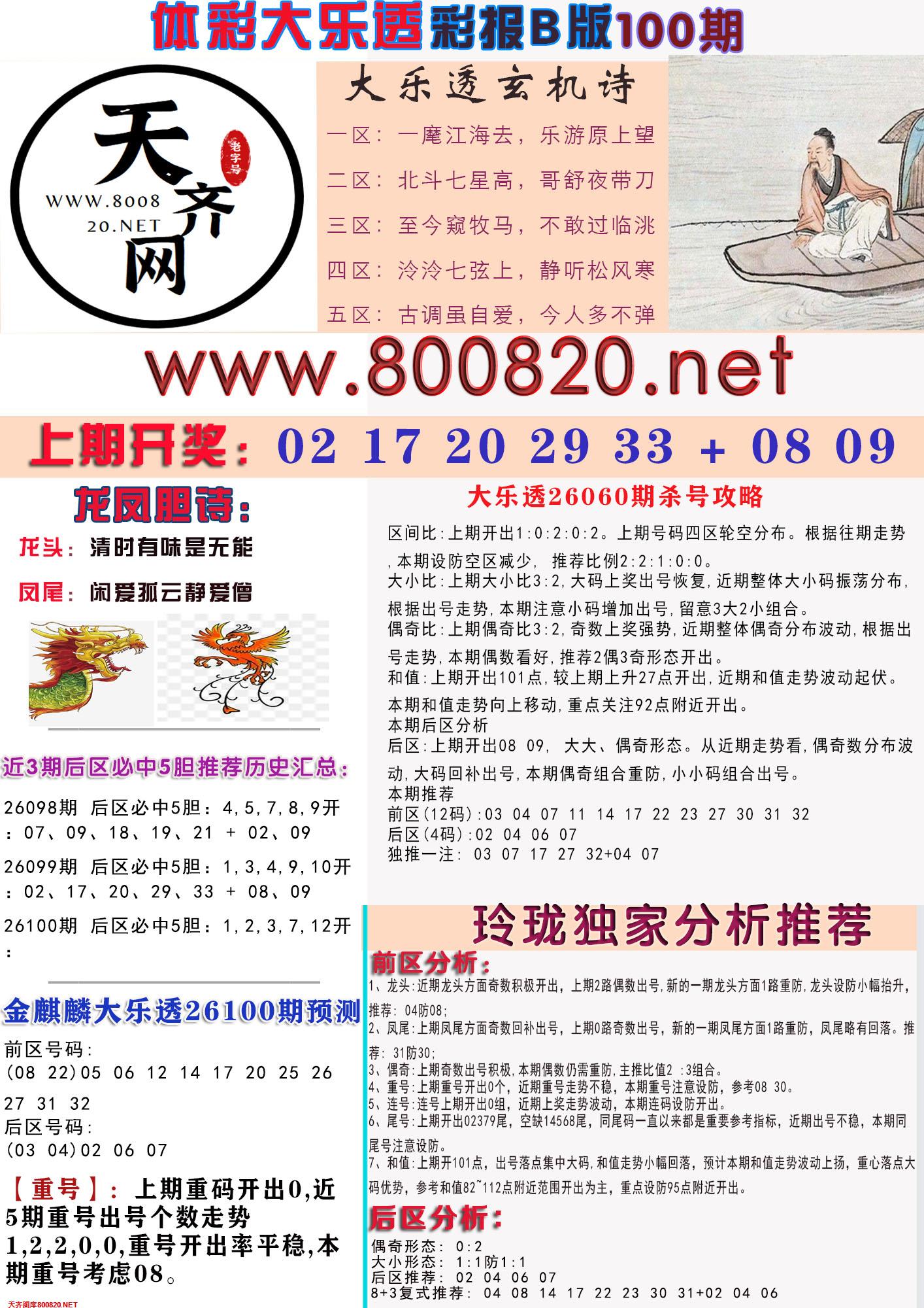 大乐透彩报B