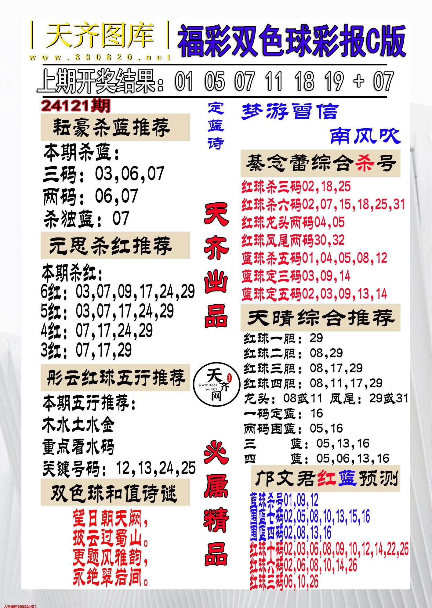 双色球彩报C版