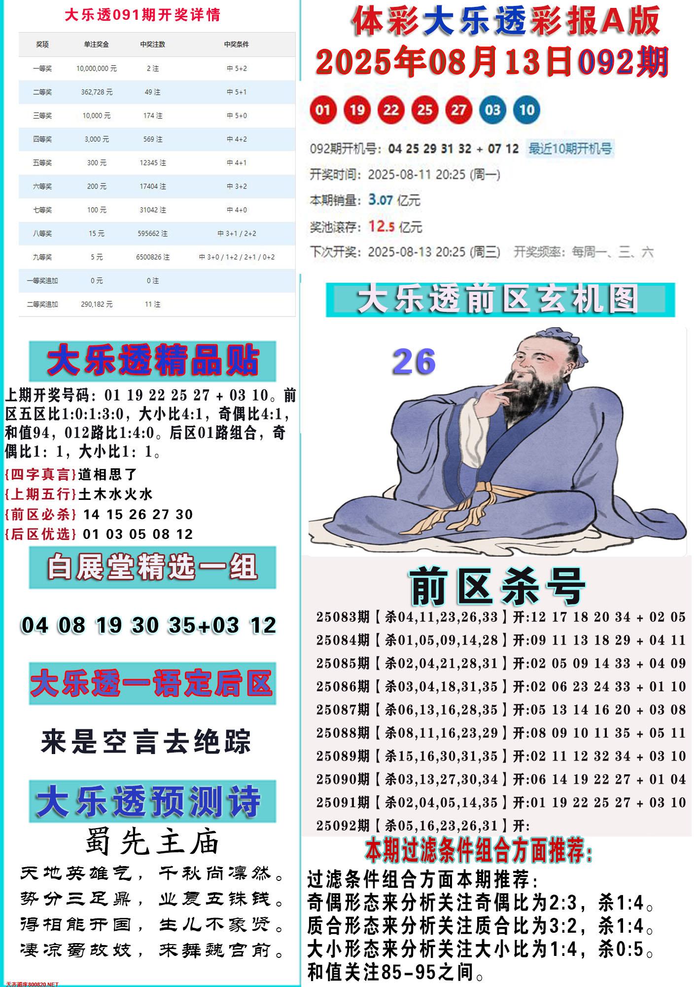 大乐透彩报A