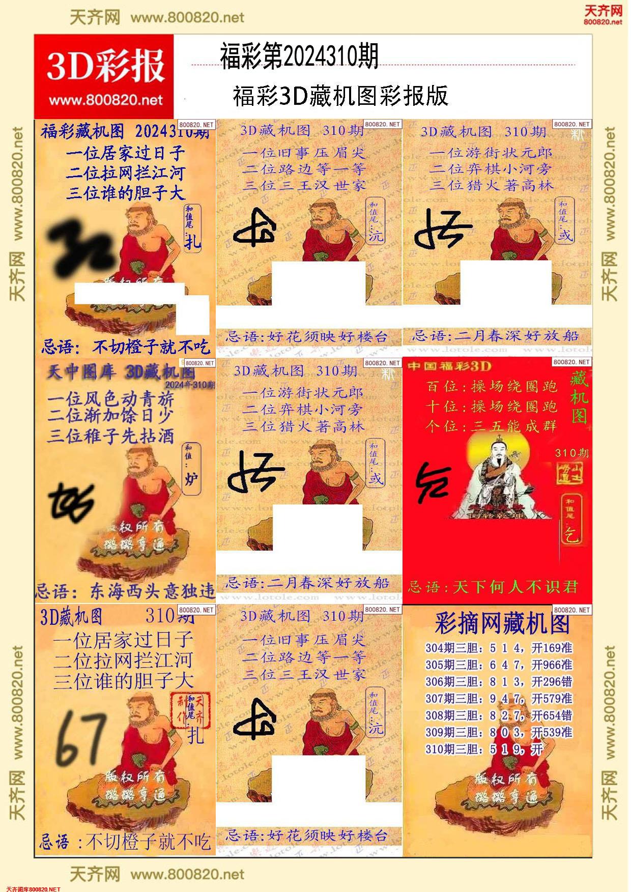 所有藏机图打印版