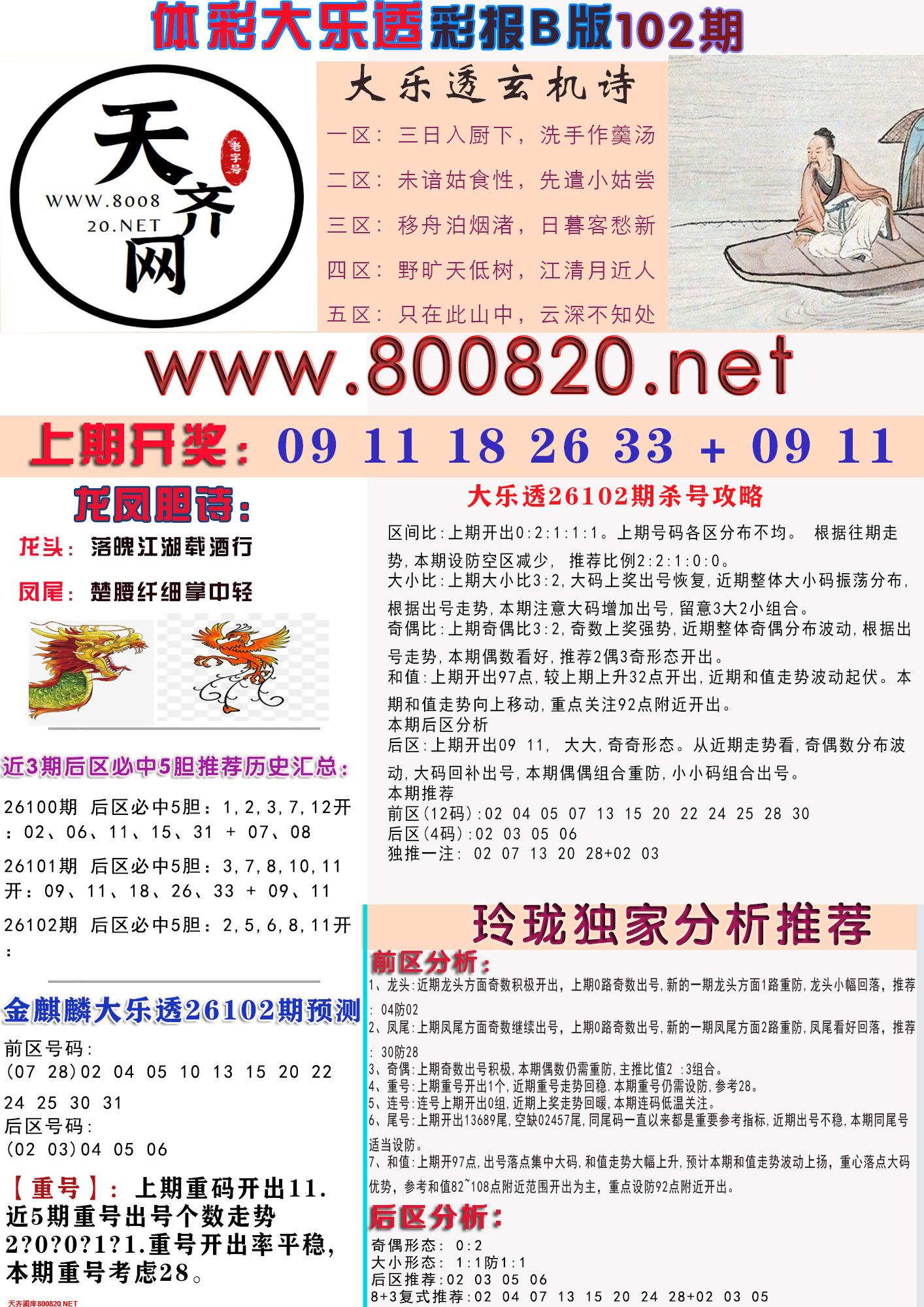 大乐透彩报B