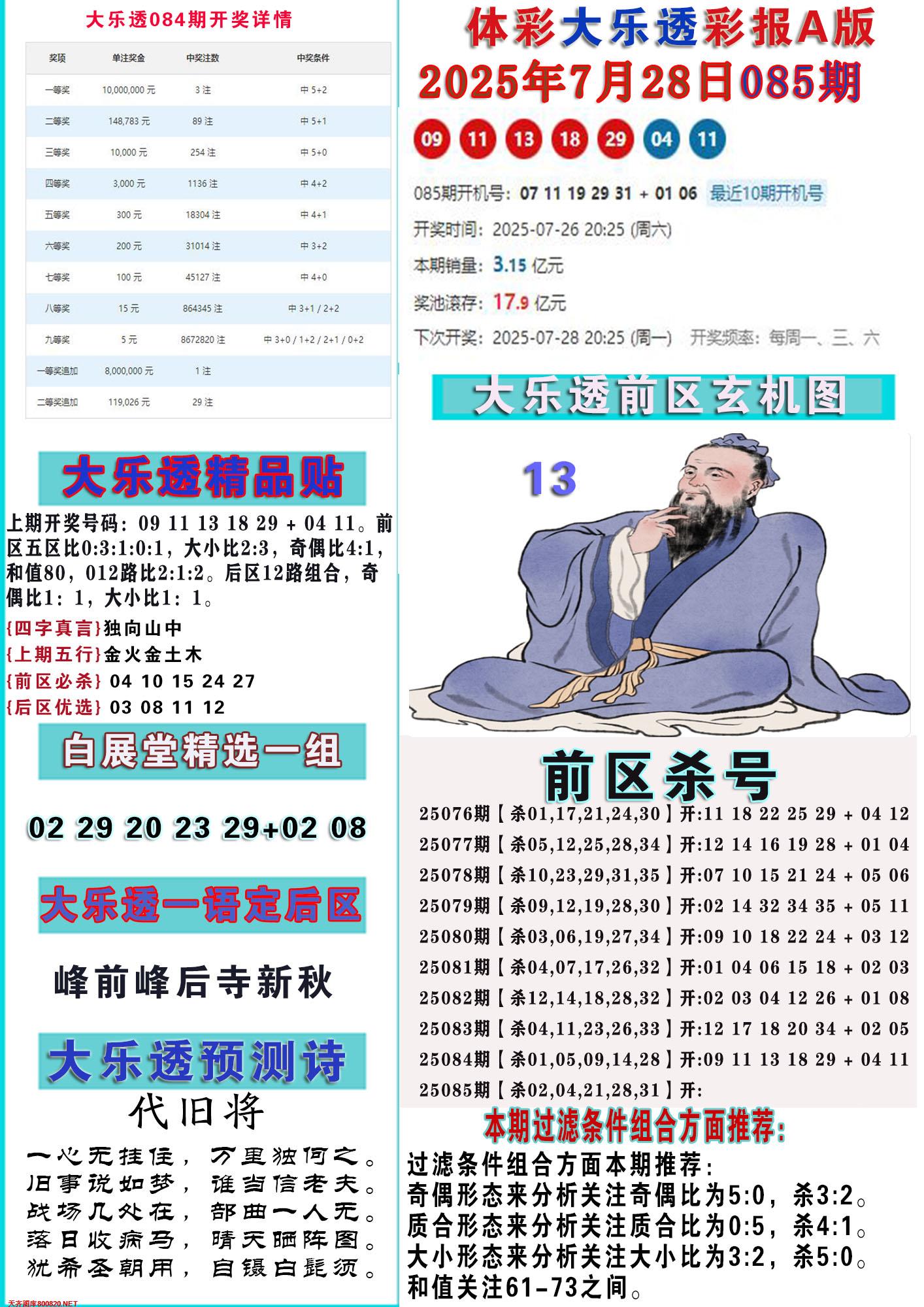 大乐透彩报A