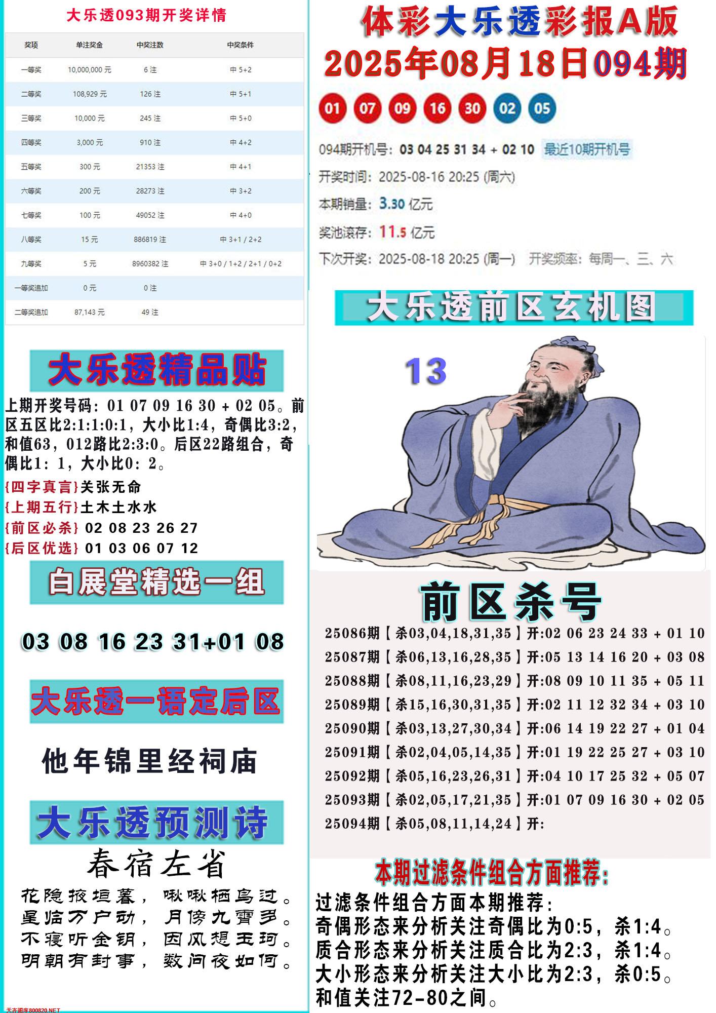 大乐透彩报A