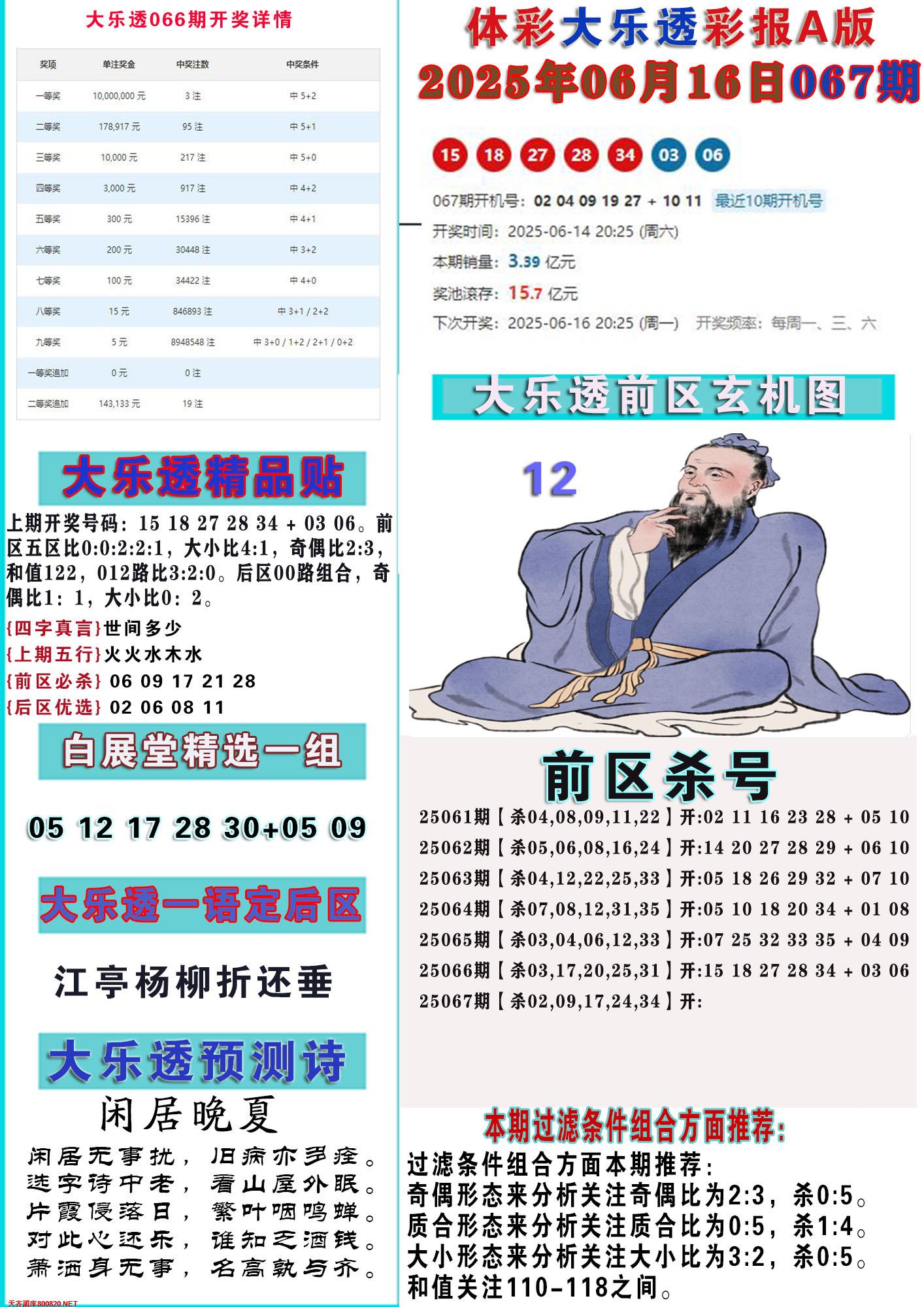 大乐透彩报A