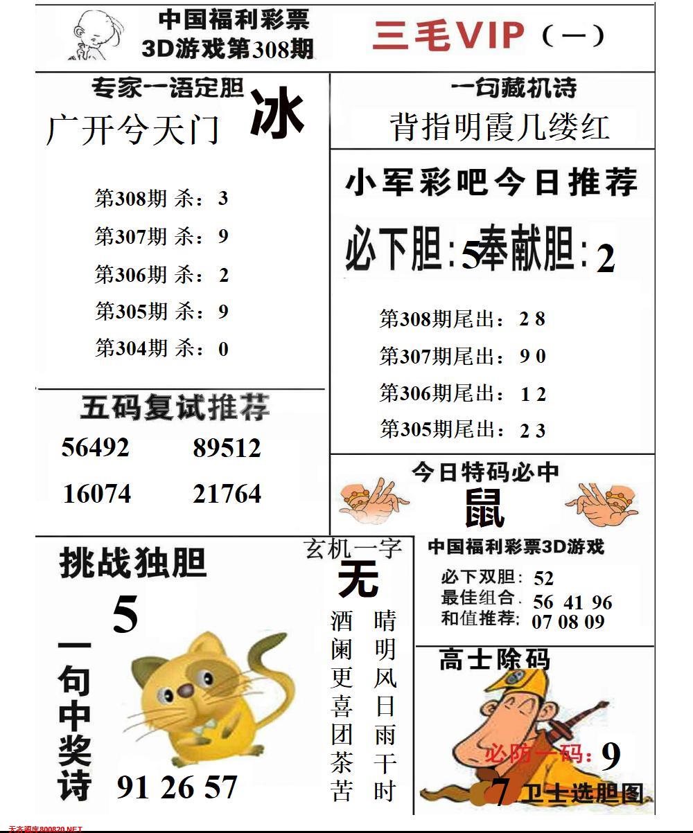 三毛VIP一版