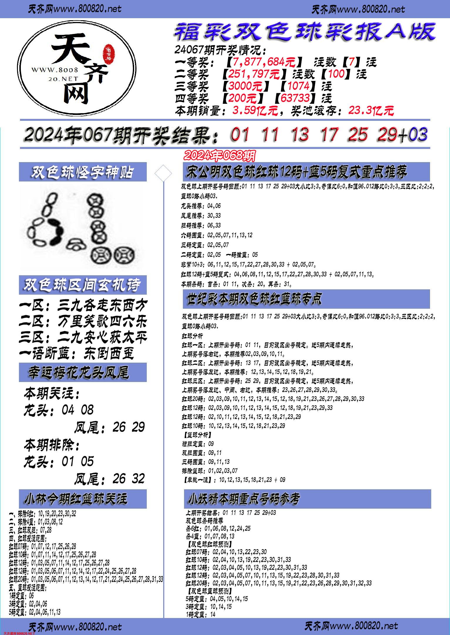 双色球彩报A版