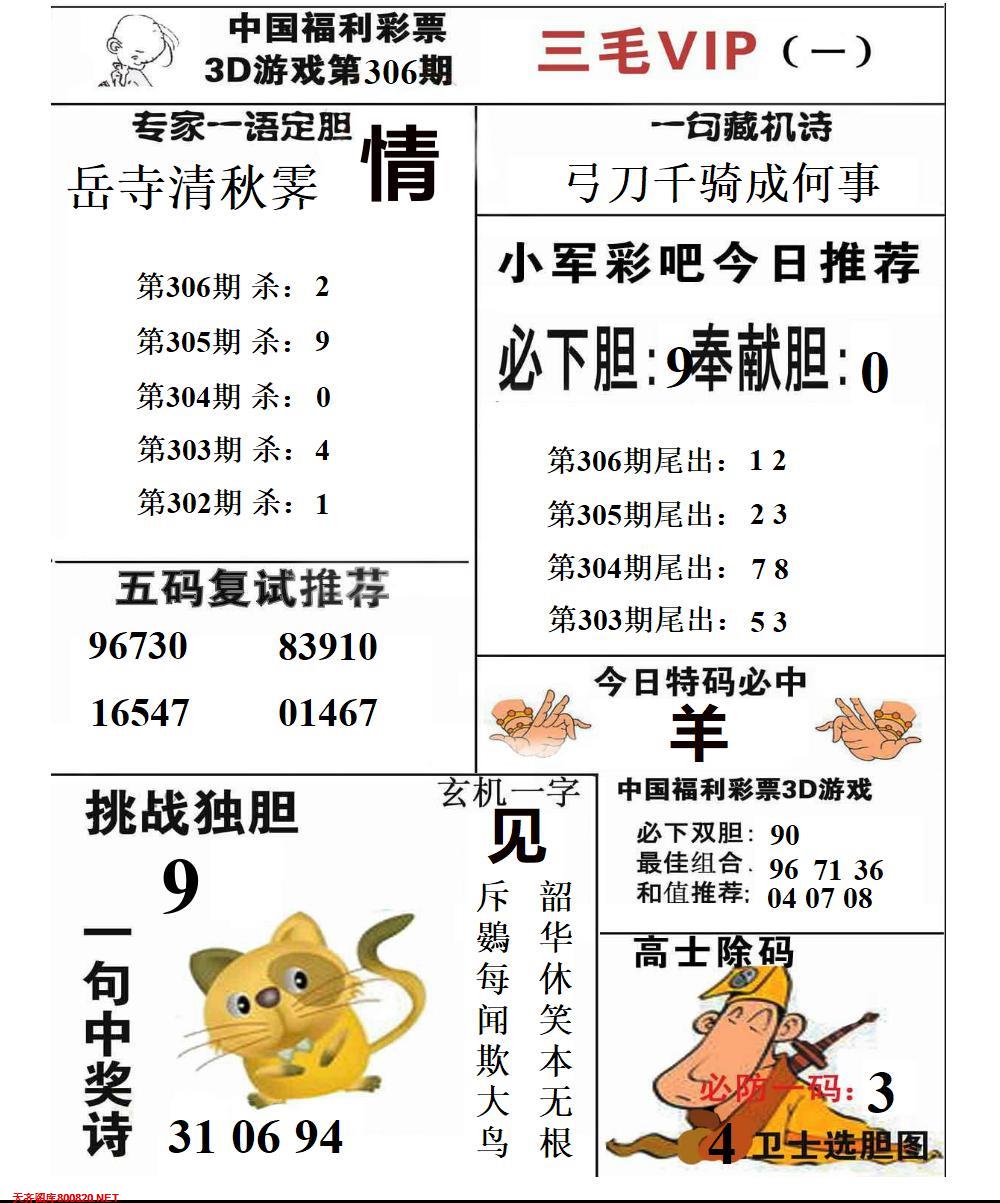 三毛VIP一版