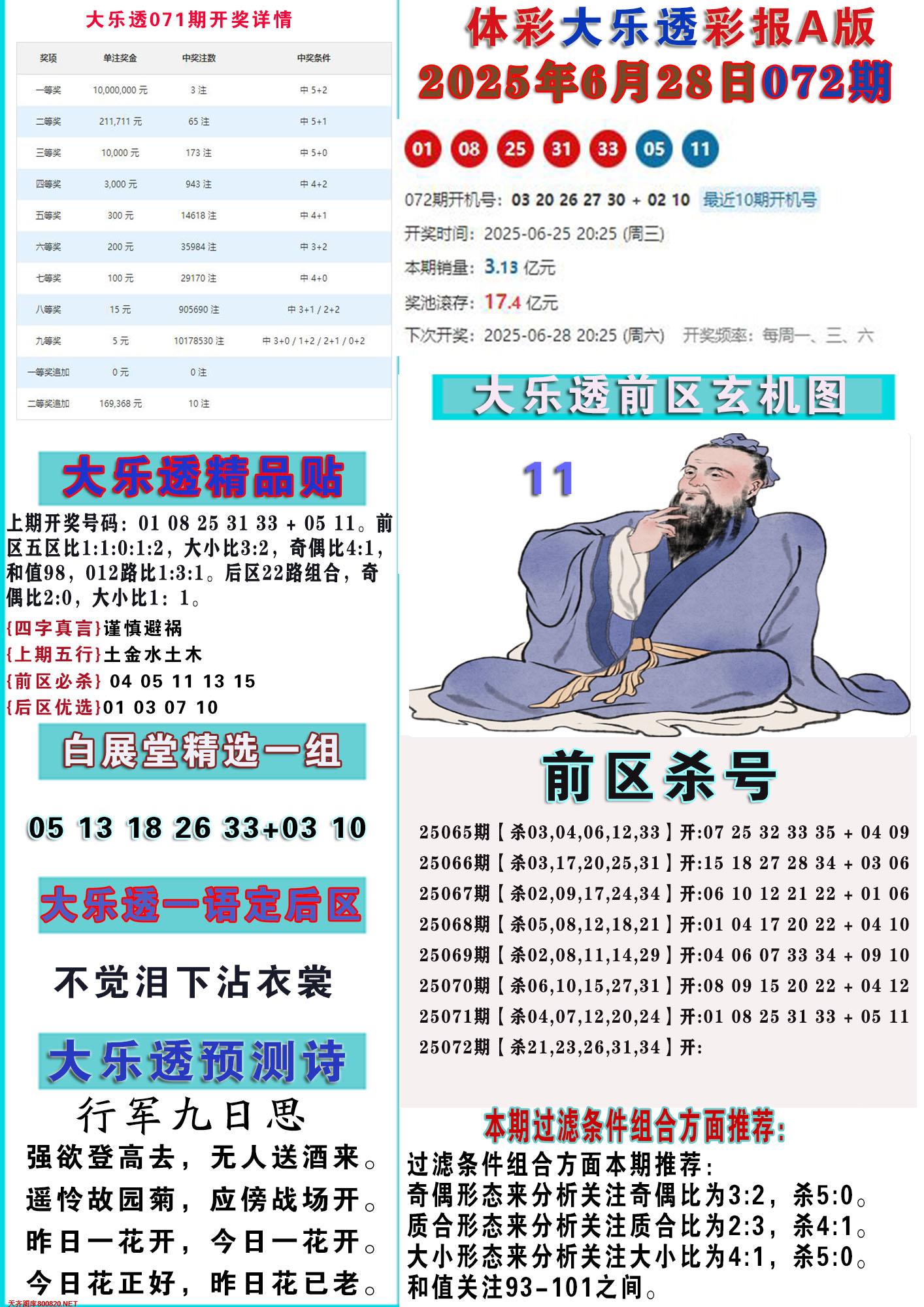 大乐透彩报A