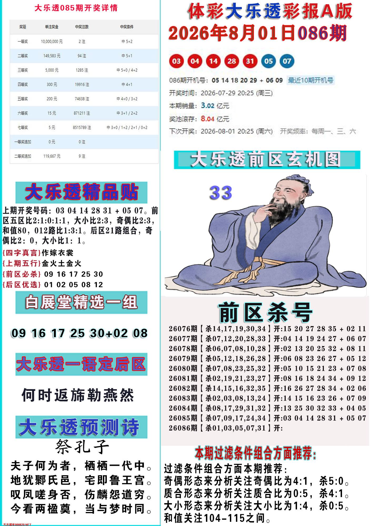 大乐透彩报A