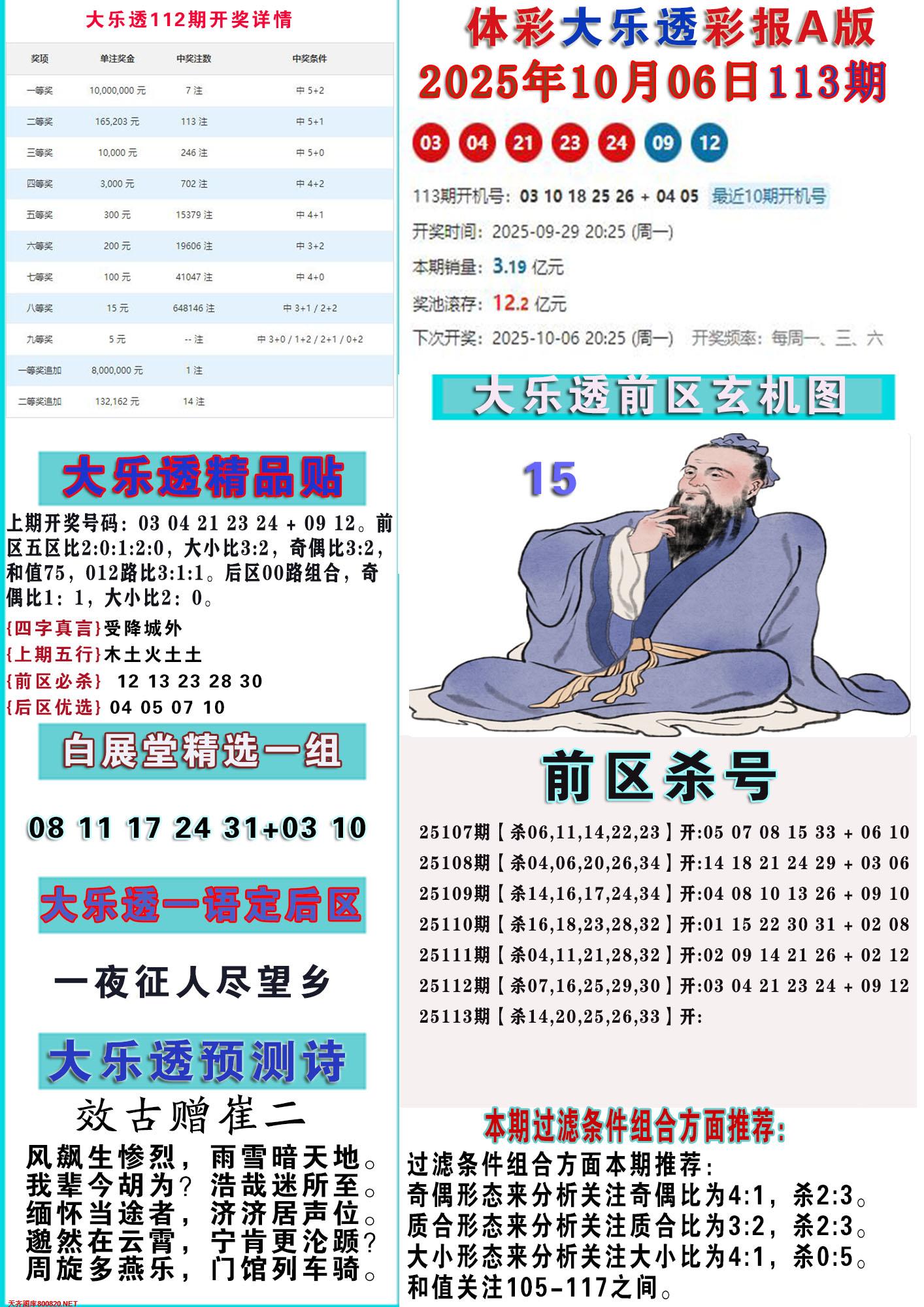 大乐透彩报A