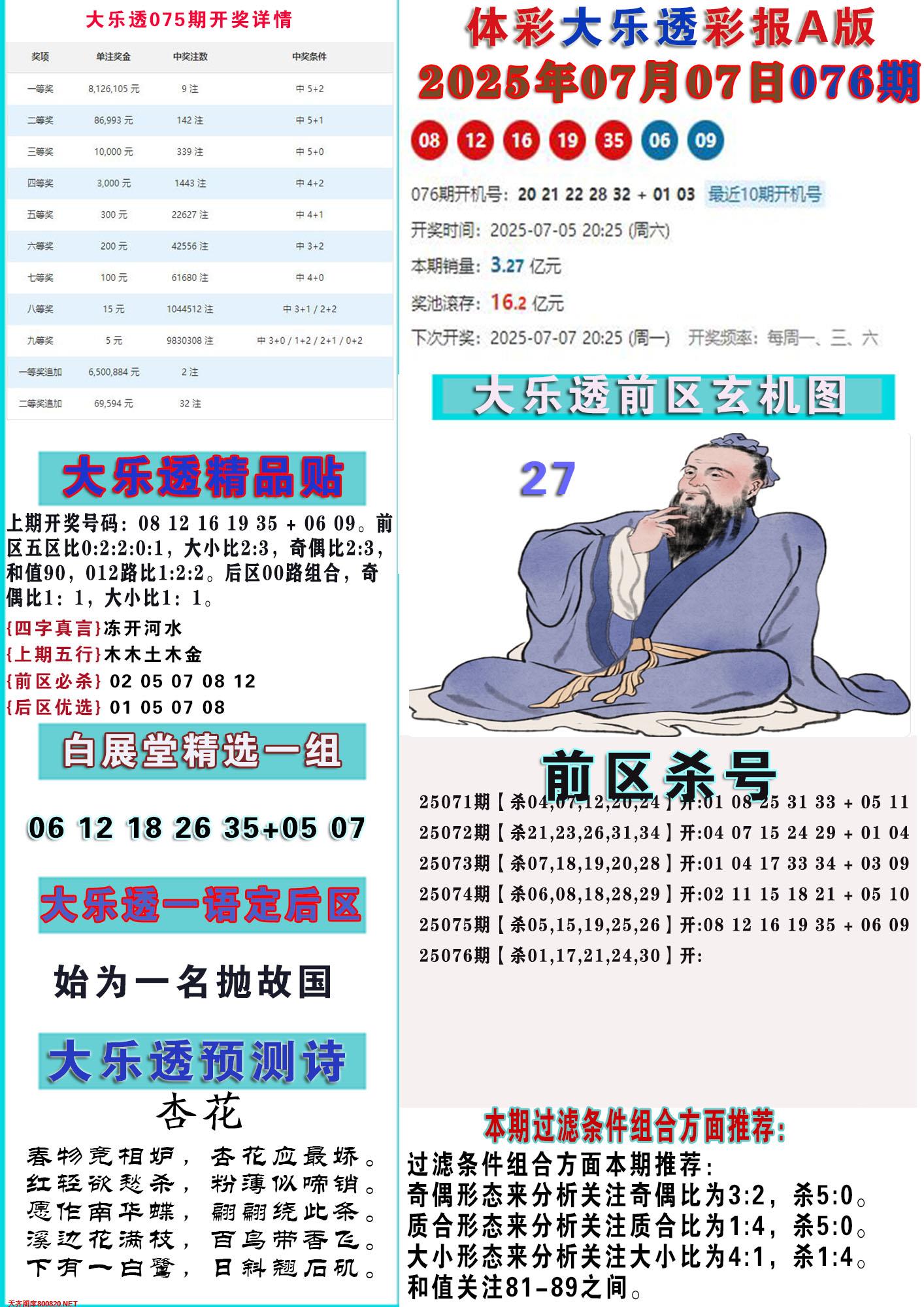 大乐透彩报A